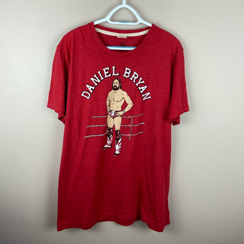 HOMAGE | WWE Daniel Bryan red men’s t-shirt XL graphic tee wrestling